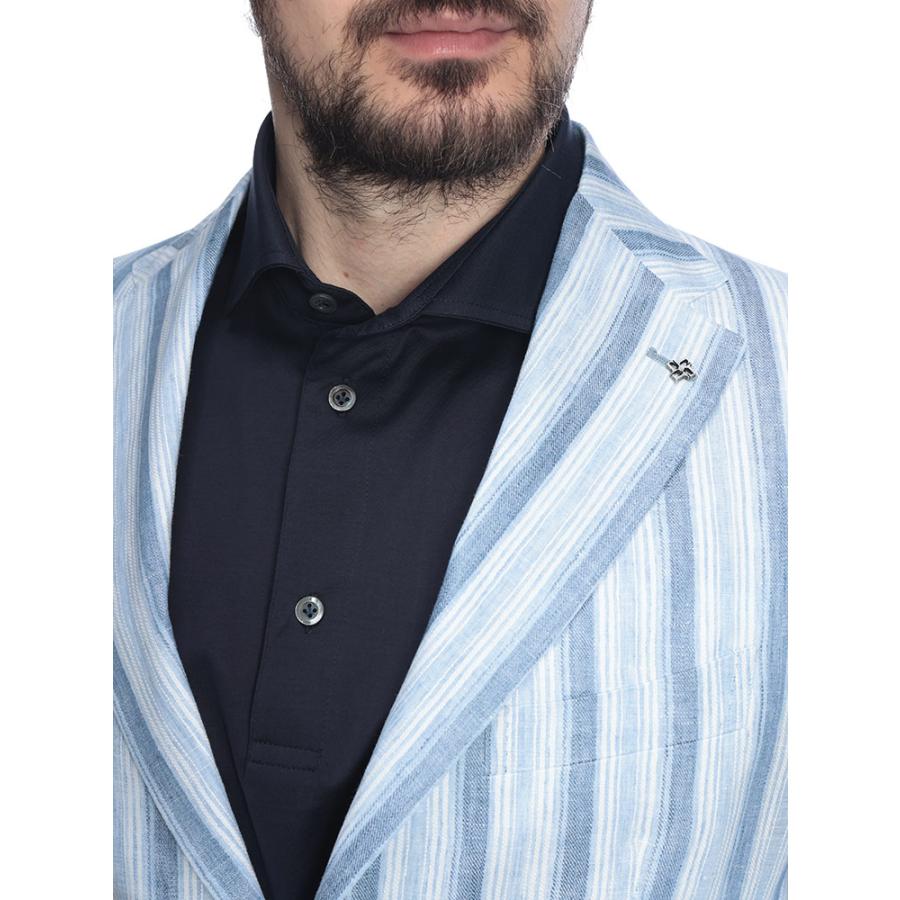 タリアトーレ メンズ ジャケット TAGLIATORE リネン ストライプ