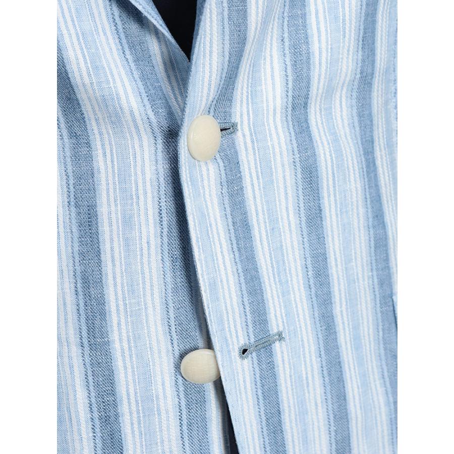 タリアトーレ メンズ ジャケット TAGLIATORE リネン ストライプ