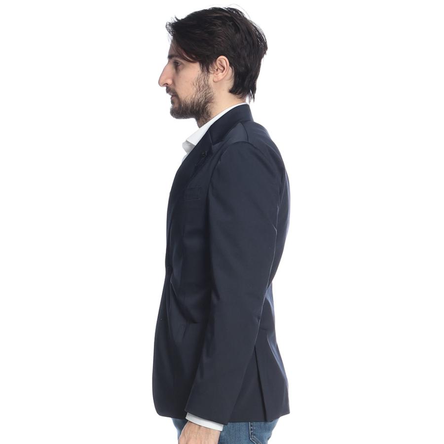 ラルディーニ メンズ ジャケット LARDINI ホップサック シングル