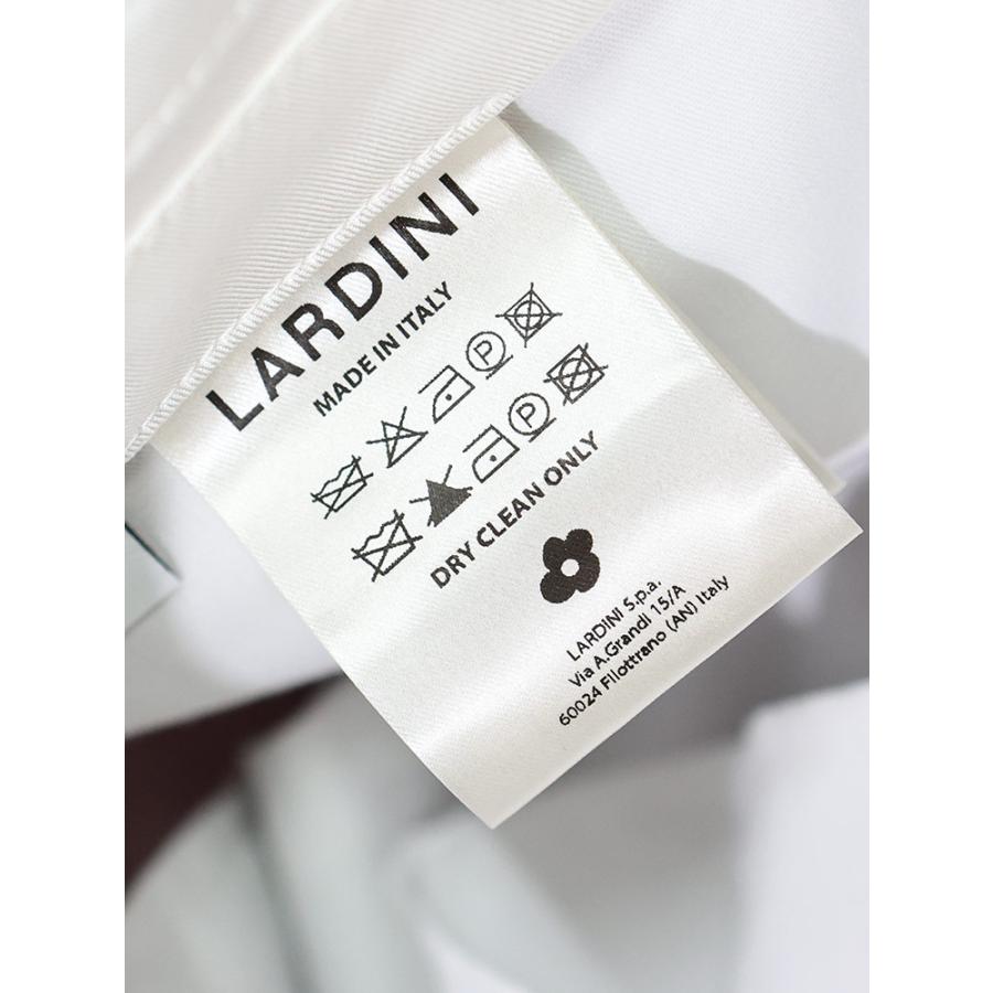 ラルディーニ メンズ パンツ LARDINI コットンサテン ワンタック スラックス LDSOHOCN64402 ブランド ボトムス ピンクの画像