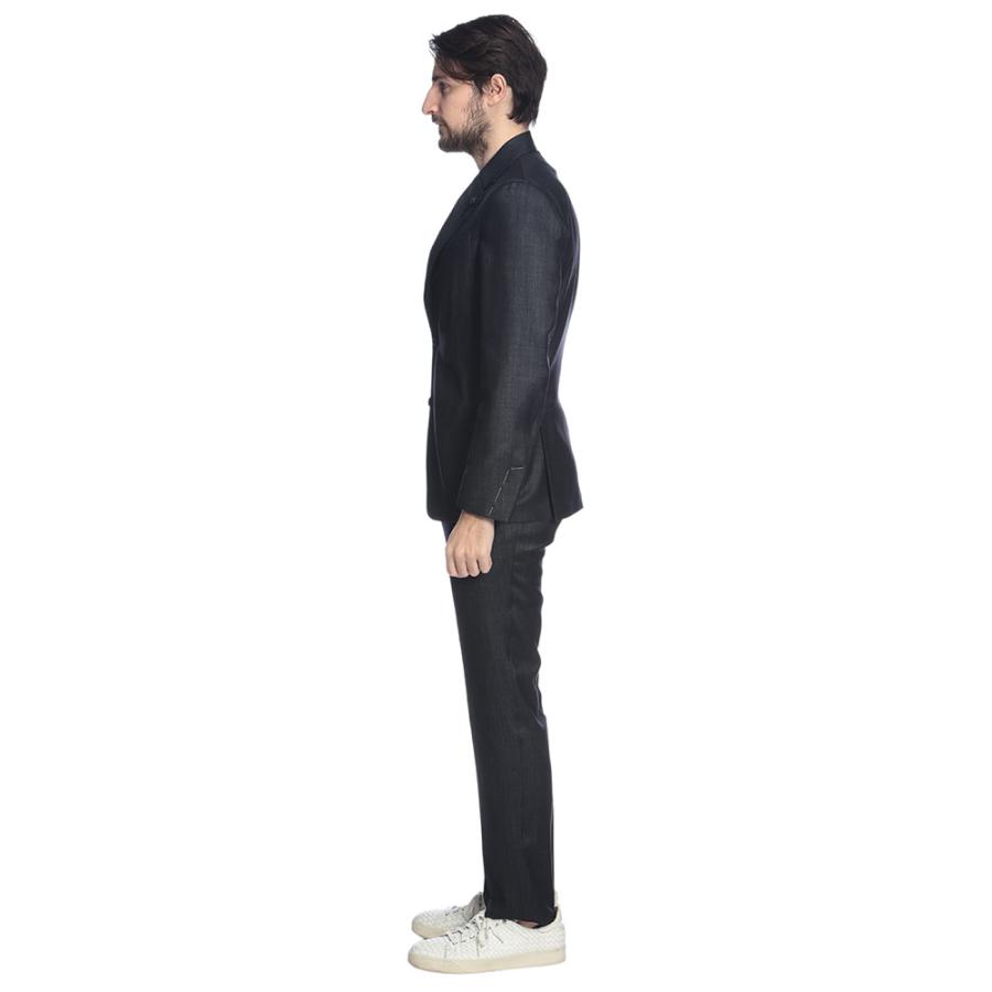 ラルディーニ メンズ スーツ LARDINI デニムルック シャンブレー