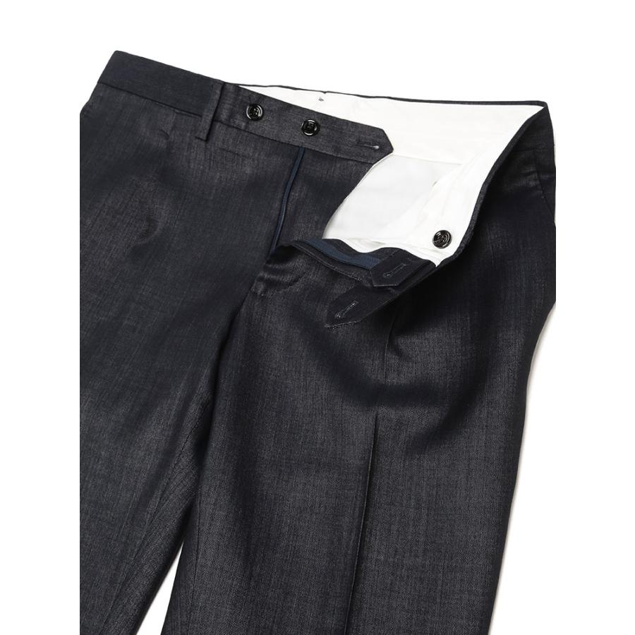 ラルディーニ メンズ スーツ LARDINI デニムルック シャンブレー