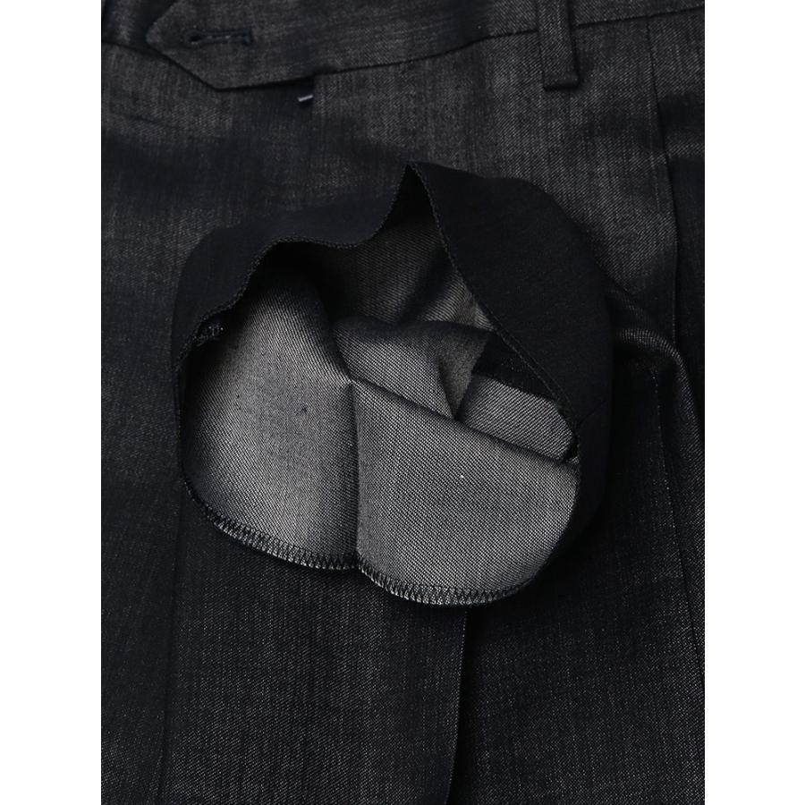 ラルディーニ メンズ スーツ LARDINI デニムルック シャンブレー