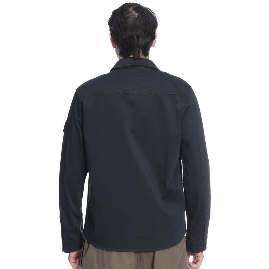 ストーンアイランド メンズ シャツジャケット STONE ISLAND 袖ロゴ