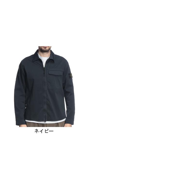 ストーンアイランド メンズ シャツジャケット STONE ISLAND 袖ロゴ
