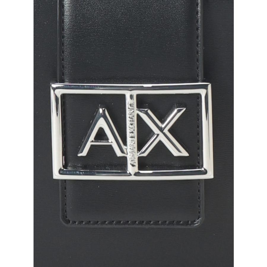 アルマーニ エクスチェンジ レディース バッグ ARMANI EXCHANGE ロゴプレート ホーボーバッグ ハンドバッグ AELW2565AF12039 ブランド 鞄 ブラックの画像