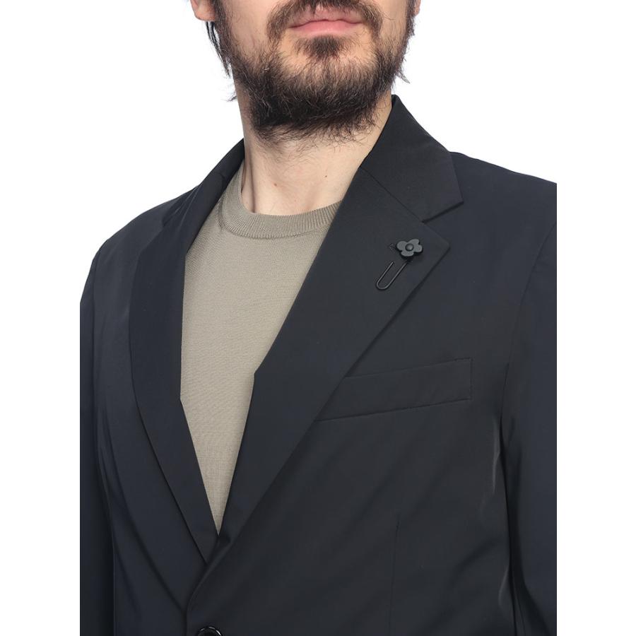 ラルディーニ LARDINI メンズ スーツ ストレッチ ナイロン 無地 シングル ノータック LD149CN64701 ブランド セットアップ フォーマル ビジネス ビジカジの画像