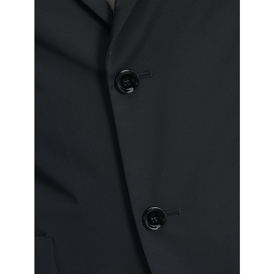 ラルディーニ LARDINI メンズ スーツ ストレッチ ナイロン 無地 シングル ノータック LD149CN64701 ブランド セットアップ フォーマル ビジネス ビジカジの画像