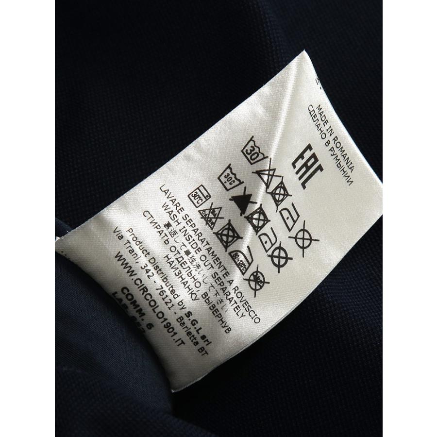 チルコロ1901 CIRCOLO 1901 メンズ ジャケット ストレッチ 鹿の子 無地 シングル 2ツ釦 テーラード CICN5174 ブランド アウター フォーマル ビジネス コットンの画像