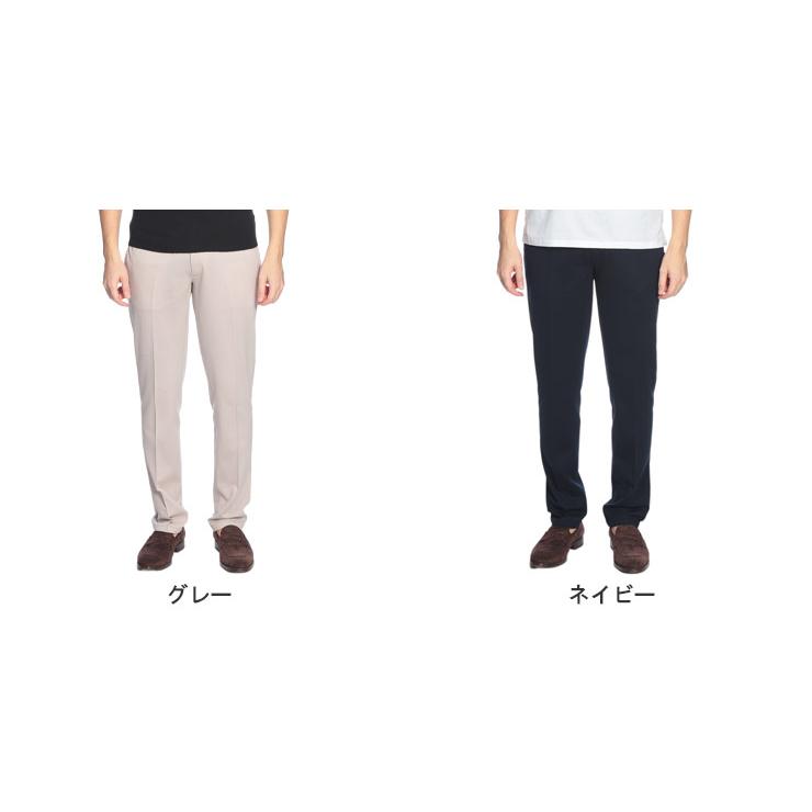 チルコロ1901 CIRCOLO 1901 メンズ パンツ ストレッチ 鹿の子 無地 スラックス CICN5175 ブランド ボトムス ノータック フォーマル ビジネスの画像