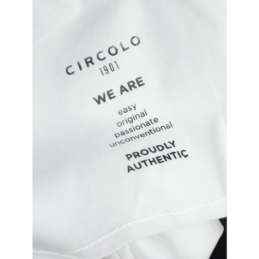 チルコロ1901 CIRCOLO 1901 メンズ パンツ ストレッチ 鹿の子 無地 スラックス CICN5175 ブランド ボトムス ノータック フォーマル ビジネスの画像