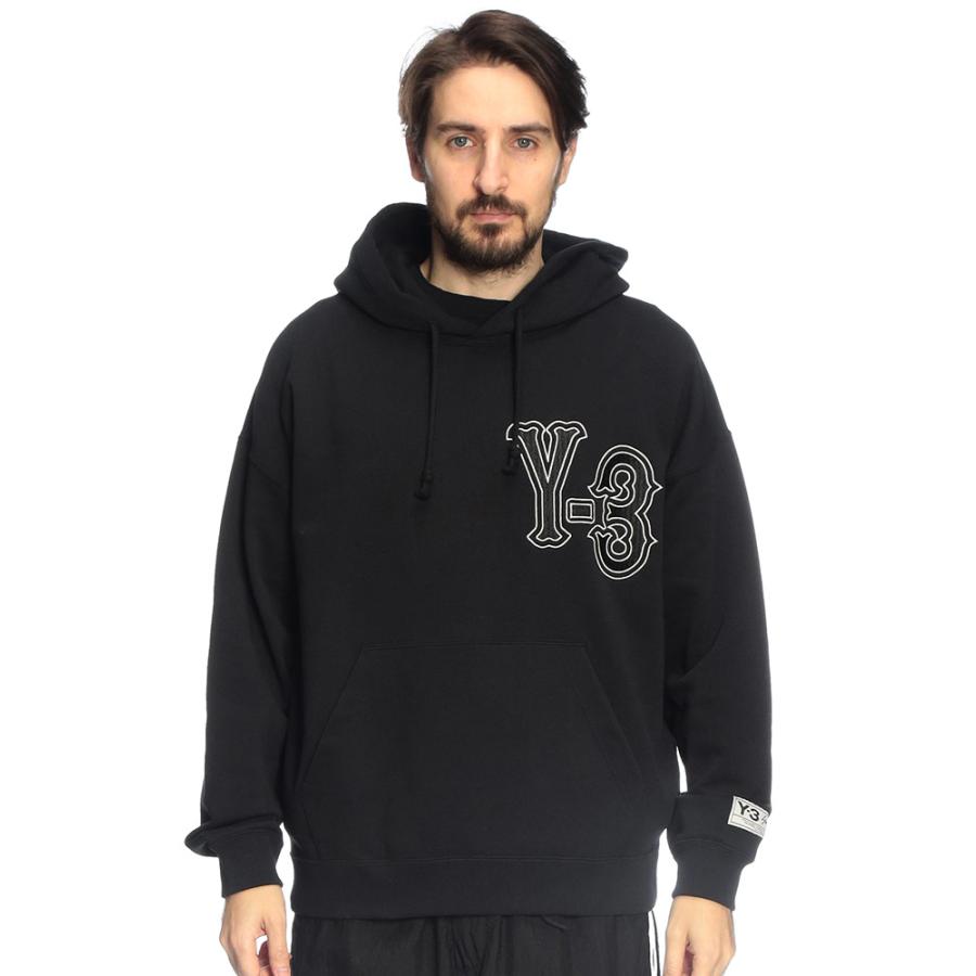 Y-3 ワイスリー メンズ パーカー 長袖 BIGロゴ プルオーバー ELITE 5