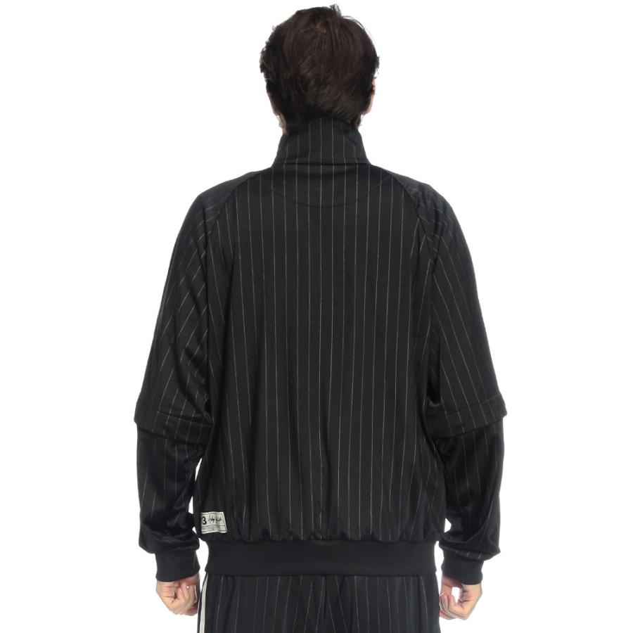 ワイスリー Y-3 メンズ トラックジャケット 袖着脱 ストライプ フルジップ ジャケット Y3KQ9719 ブランド アウター ブルゾン スポーツ 半袖 長袖の画像