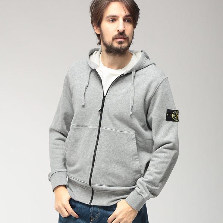 ストーンアイランド　スウェットジップパーカー　xxl STONE ISLAND（ストーン アイランド） ジップアップ パーカー801564251