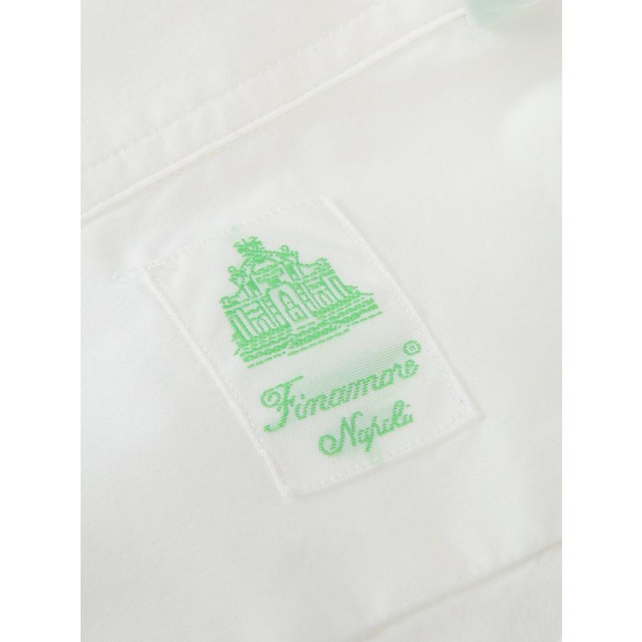 Finamore（フィナモレ） メンズ シャツ 長袖 ストレッチ ポプリン