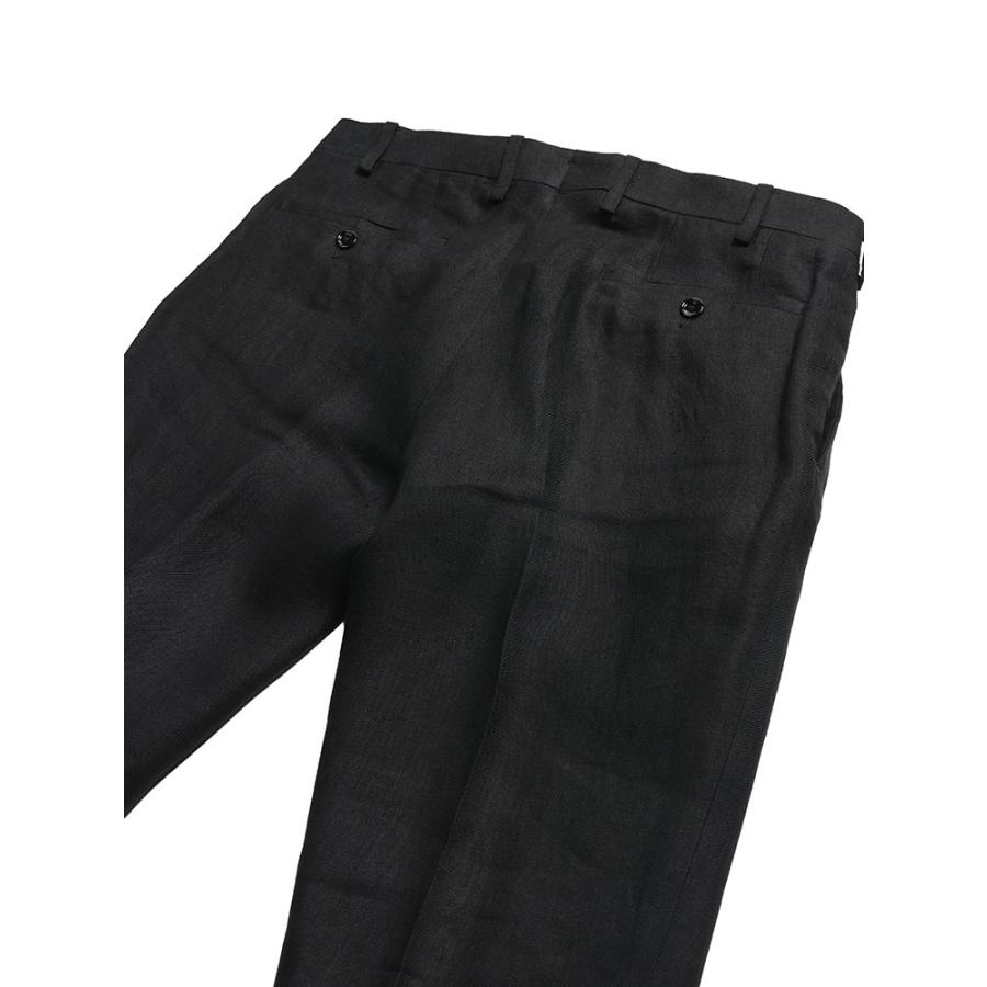 ラルディーニ LARDINI メンズ パンツ 麻100％ 無地 ワンタック スラックス LDSOHOCN64404 ブランド ボトムス リネン フォーマル 春 夏の画像