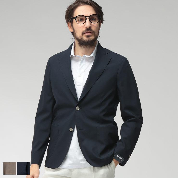 又*7様 BARBA ネイビー テーラードジャケット　46サイズ　バルバ BARBA（バルバ） メンズ ジャケット ウール 無地 シングル 2ツ釦