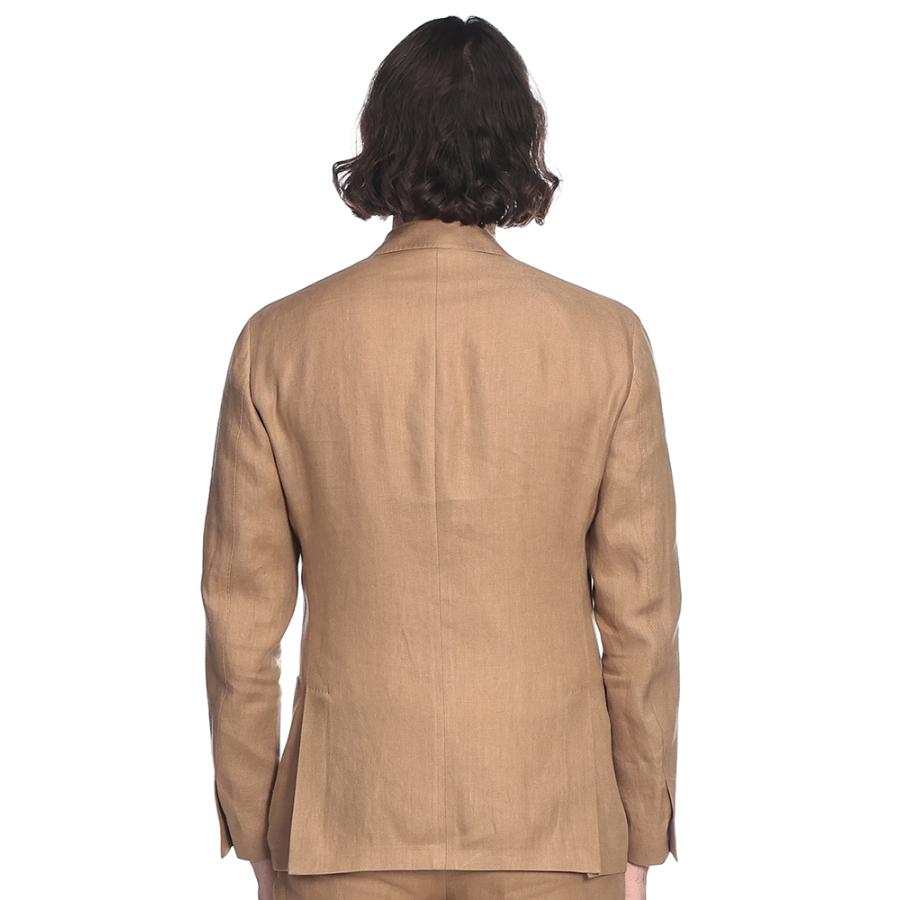 ラルディーニ LARDINI メンズ テーラードジャケット リネン 麻100％ 無地 シングル 2ツ釦 テーラード LD6202CN64404 ブランド アウター ジャケットの画像