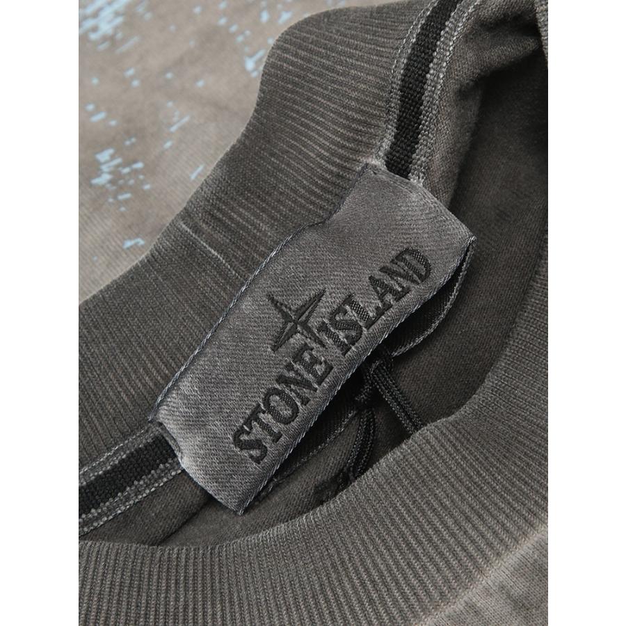 ストーンアイランド STONE ISLAND メンズ Tシャツ 半袖 SI2100002S0366コールドダイ クルーネック カットソー ブランド トップス コットン プリント 春 夏の画像