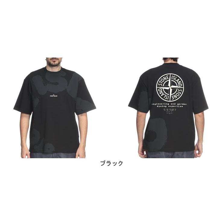 ストーンアイランド STONE ISLAND メンズ Tシャツ 半袖 SI2100002S0365コットン100％ バックロゴプリント クルーネック カットソー ブランド トップスの画像