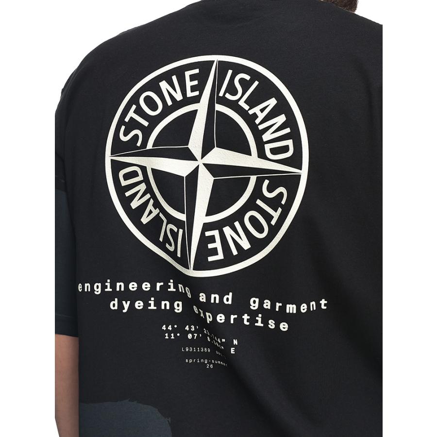 ストーンアイランド STONE ISLAND メンズ Tシャツ 半袖 SI2100002S0365コットン100％ バックロゴプリント クルーネック カットソー ブランド トップスの画像