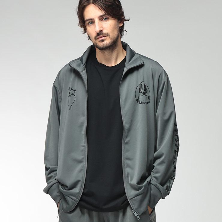 Y-3 ワイスリー メンズ トラックジャケット グラフィックプリント