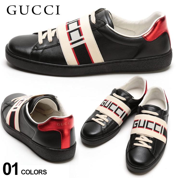 グッチ Gucci レザー ロゴ ジャガードストライプ ローカットスニーカー ブランド メンズ 靴 シューズ スニーカー メタリック Gcfiv0 ゼンオンライン 通販 Yahoo ショッピング