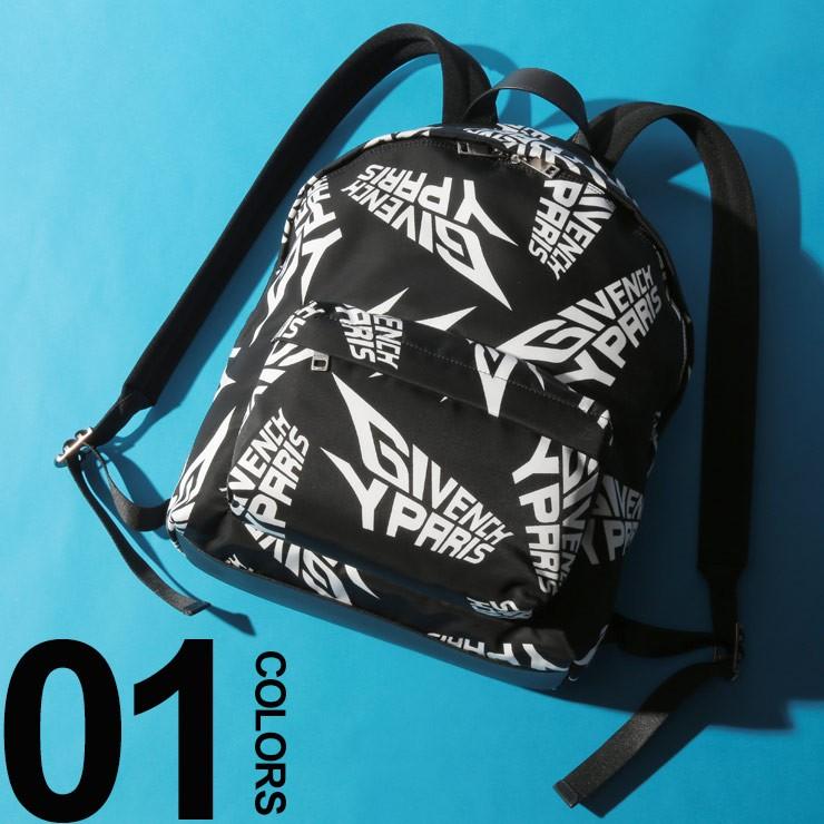 ジバンシィ Givenchy バックパック ナイロン Givenchy Paris プリント ブランド メンズ レディース バッグ リュック デイパック 総柄 Gvbk500jk0mk Supersport Tn
