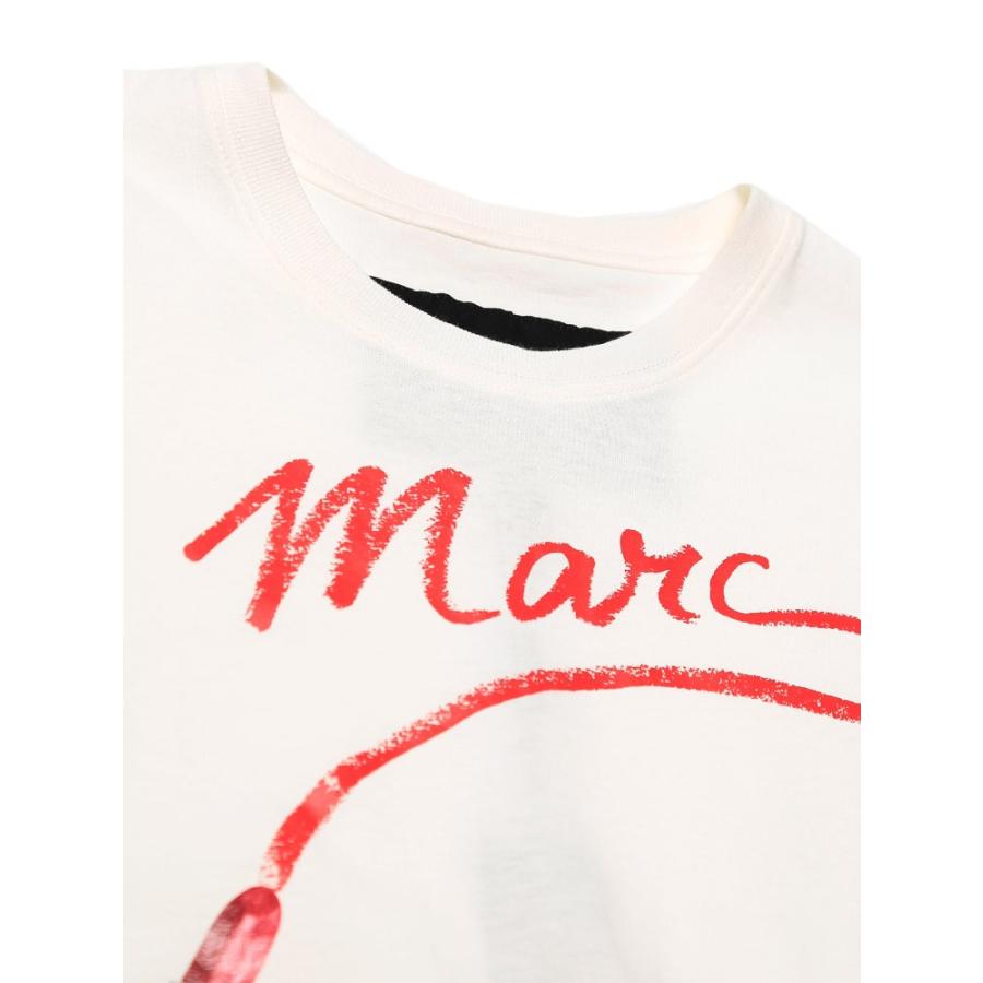マーク ジェイコブス レディース Tシャツ 半袖 Marc Jacobs リップスティック 口紅 プリント The St Marks T Shirt ブランド プリントt Mjlc ゼンオンライン 通販 Yahoo ショッピング