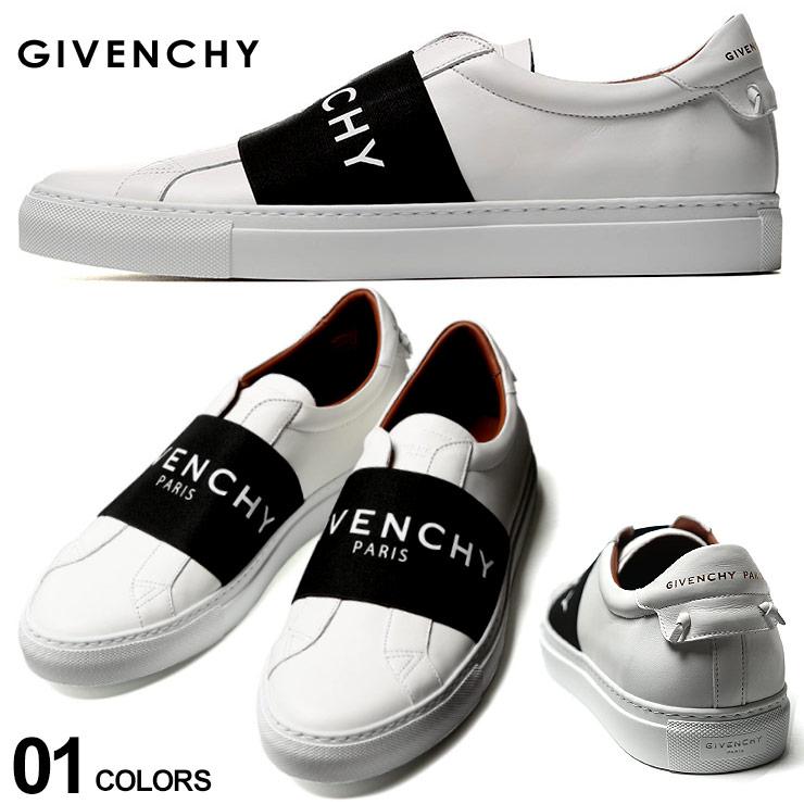 ジバンシィ メンズ スニーカー Givenchy レザー ロゴ ストラップ スリッポン ブランド シューズ 靴 白スニーカー Gvbh0002h0fu ゼンオンライン 通販 Yahoo ショッピング