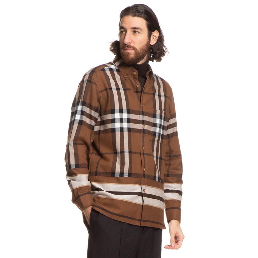 買い半額 - バーバリー シャツ burberry 長袖 ストライプ - どこで