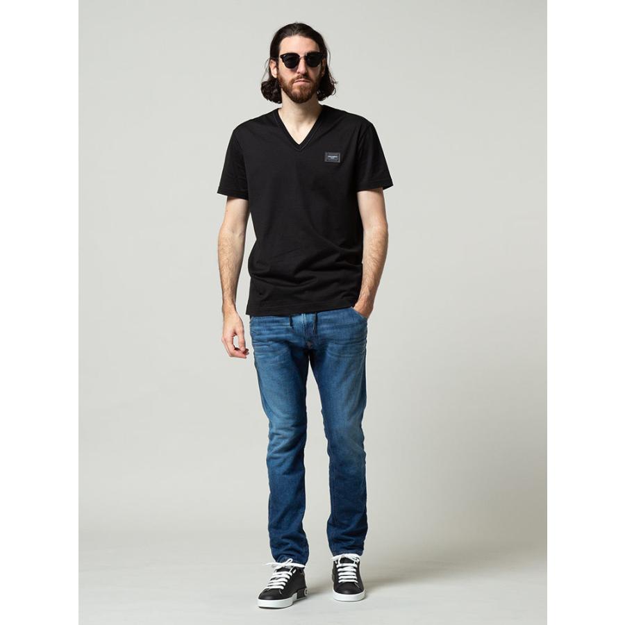 ドルチェ&ガッバーナ Tシャツ メンズ DOLCE&GABBANA ロゴプレート V ドルチェ&ガッバーナ Tシャツ メンズ DOLCE&GABBANA ロゴプレート V