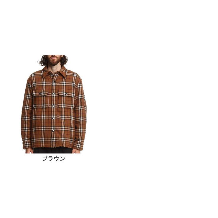 バーバリー メンズ ブルゾン BURBERRY ブランド アウター トップス シャツ オーバーシャツ 裏ボア ヴィンテージチェック BB8057372｜zen｜02