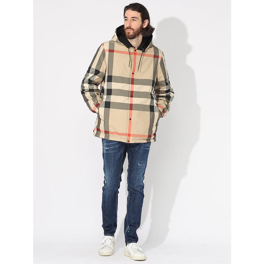 バーバリー アウター BURBERRY メンズ ジャケット チェック リバーシブル フーデッドジャケット ブランド ブルゾン パーカー BB8043403｜zen｜11