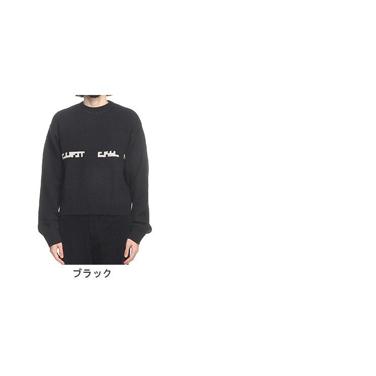 エリオット・エミル ニット HELIOT EMIL メンズ セーター ロゴインター 