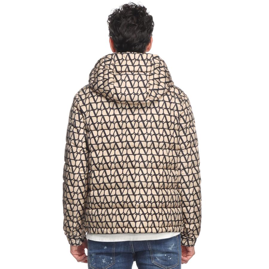 【極美品】VALENTINO ドット ジャケット M 上品デザイン VALENTINO（ヴァレンティノ） トワル イコノグラフ フルジップ ダウン