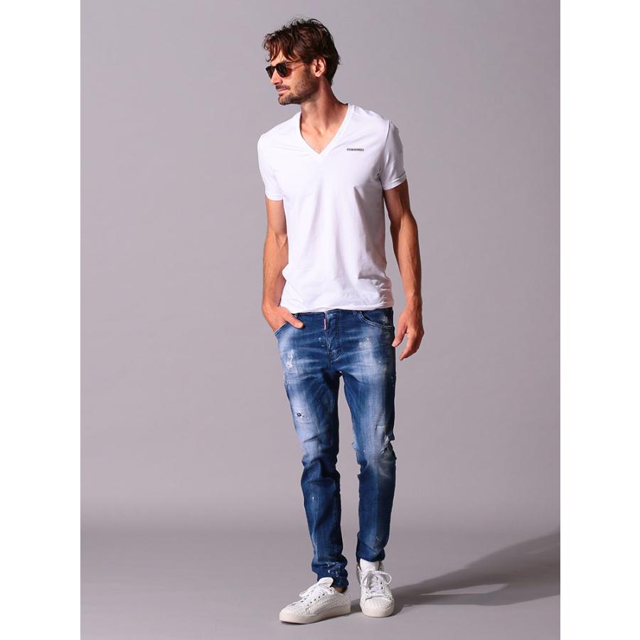 ディースクエアード メンズ ジーンズ Dsquared2 デニムパンツ ダメージ ペイント ボタンフライ ストレッチ Cool Guy ブランド ボトムス D2lb0798s ゼンオンライン 通販 Yahoo ショッピング