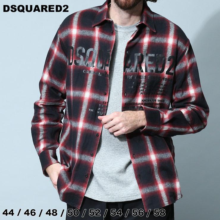 ディースクエアード メンズ シャツ DSQUARED2 ブランド トップス 長袖