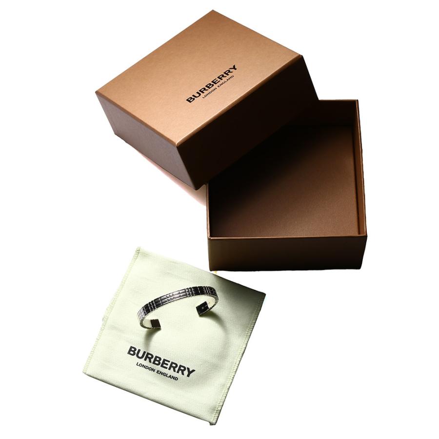 BURBERRY バーバリー チェックエングレイブ パラジウムプレート BURBERRY バーバリー チェックエングレイブ パラジウムプレート