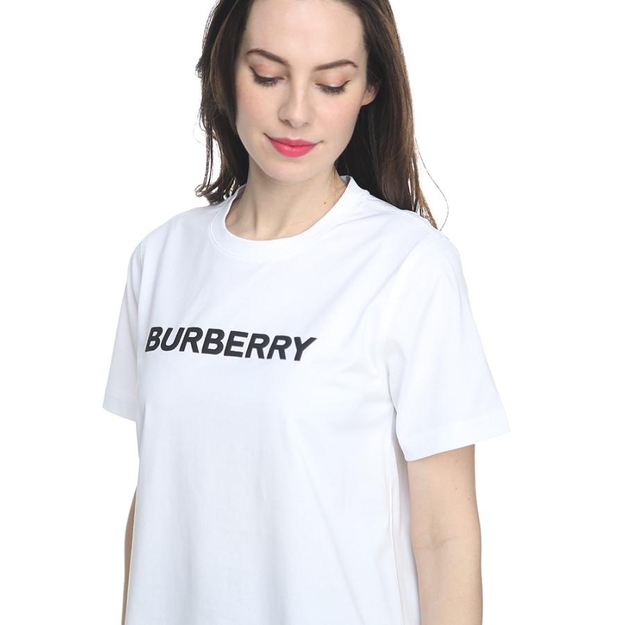 バーバリー BURBERRY Tシャツ 半袖 レディース ロゴ プリント コットン 