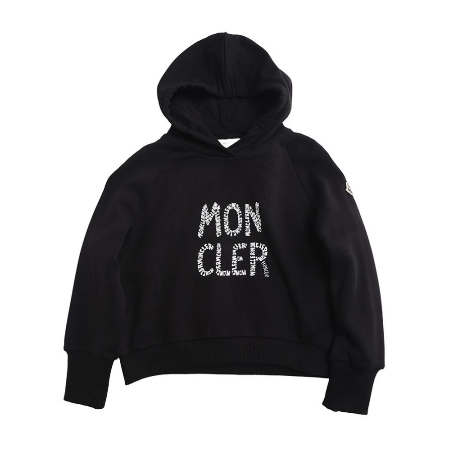 モンクレール MONCLER パーカー プルパーカー プルオーバー フーディー 裏起毛 キッズ 子供服 フード トップス コットン ロゴ ギフト 8A 10A MCG8G00006899PS｜zen｜09