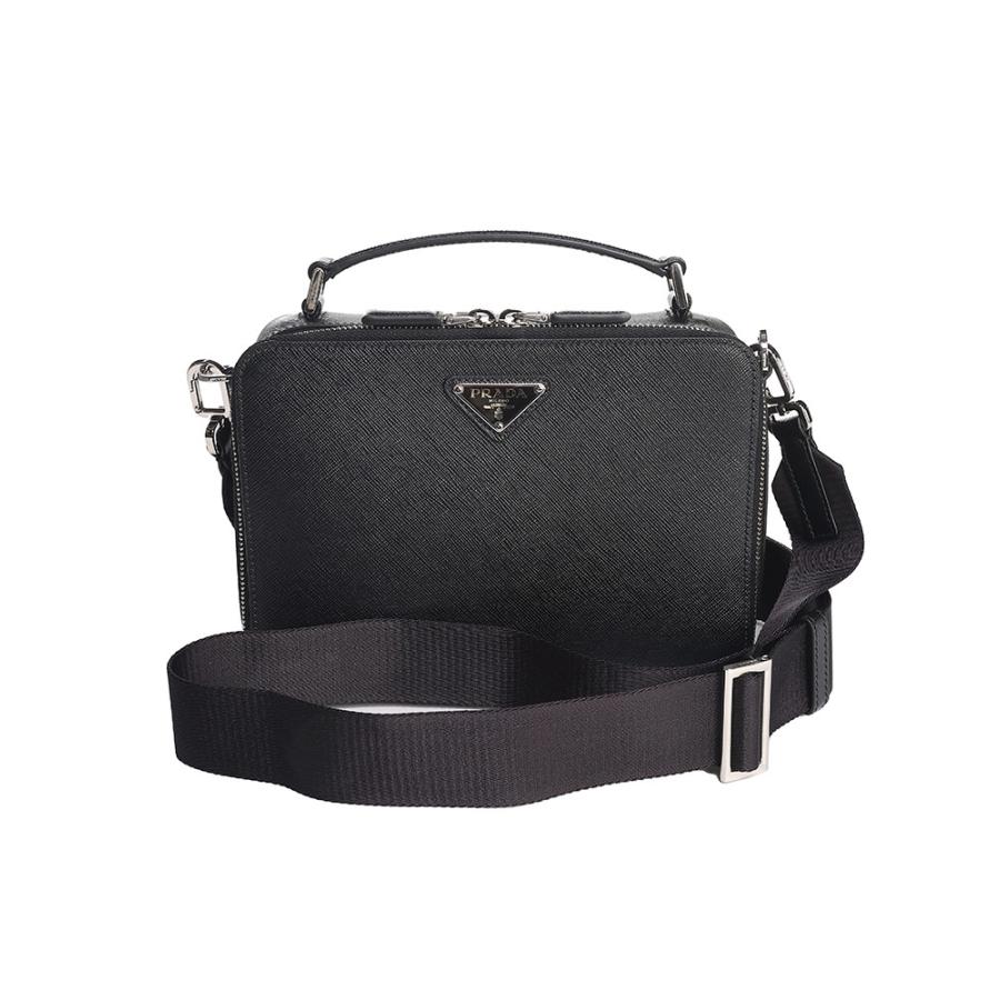 プラダ バッグ PRADA メンズ ショルダーバッグ ハンドバッグ ブリック サフィアーノレザーバッグ ブランド 鞄 PR2VH0699Z2｜zen｜09