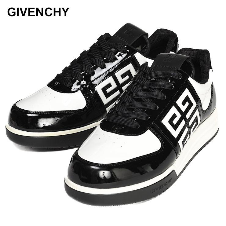 GIVENCHY ジバンシィ エナメルレザー ローカットスニーカー