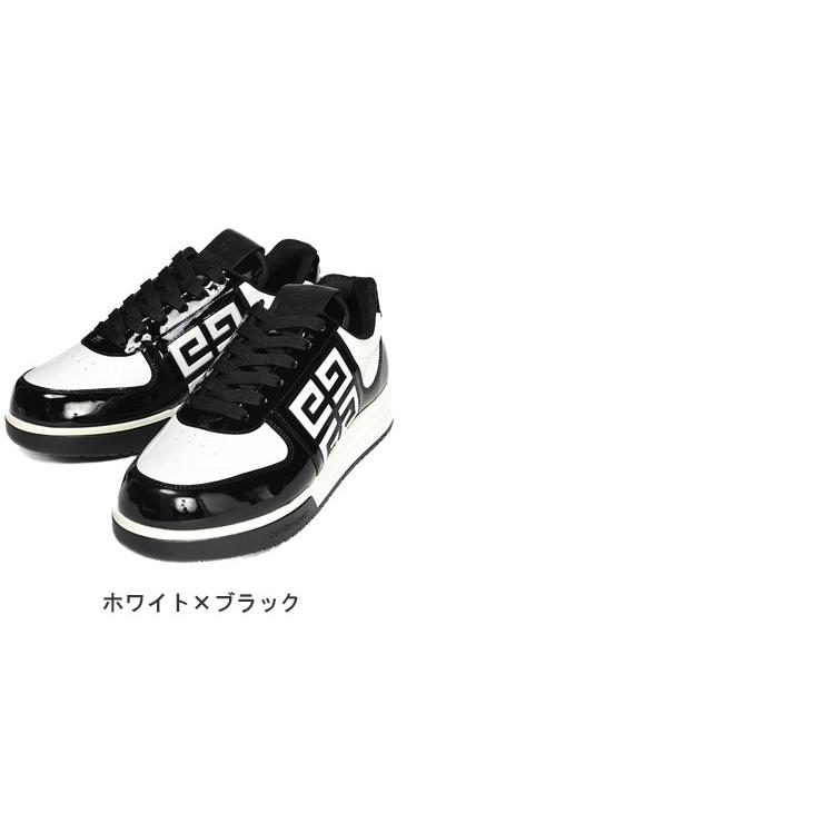 GIVENCHY ジバンシィ エナメルレザー ローカットスニーカー