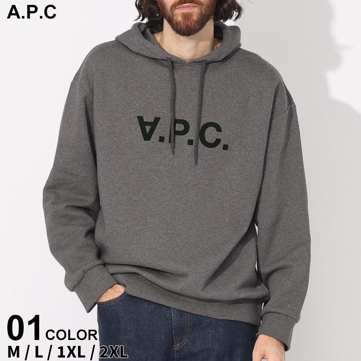 A.P.C. パーカー アーペーセー メンズ フーディー スウェット 裏起毛