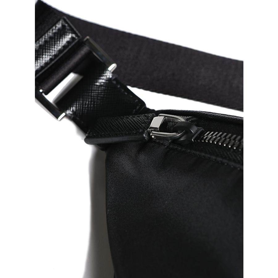 PRADA（プラダ） ナイロン フロントメタル ロゴ入りストラップ ベルト