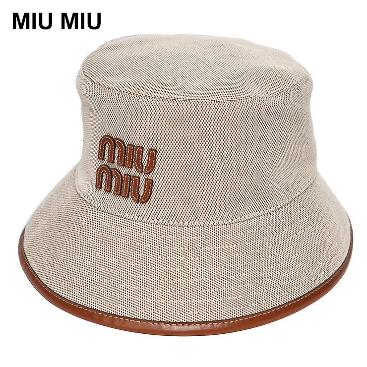 A MIU MIU バケットハット miu 【カラー限定特価】MIUMIU ミュウミュウ バケットハット