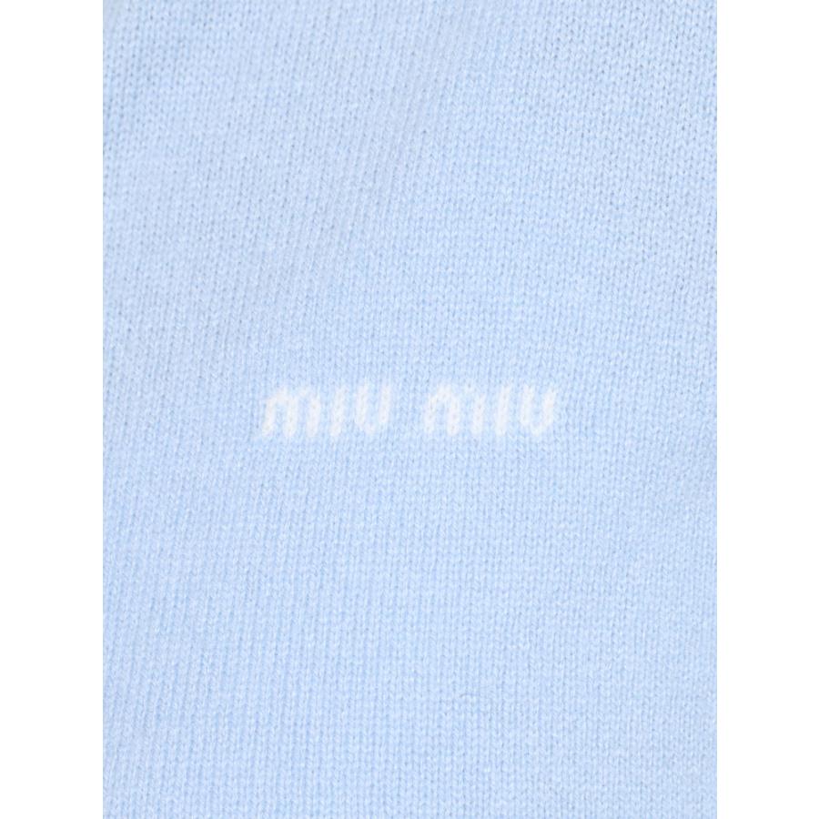 miu ミュウミュウ MIUMIU カシミヤ 襟付き ニット カーディガン miu ミュウミュウ MIUMIU カシミヤ 襟付き ニット カーディガン