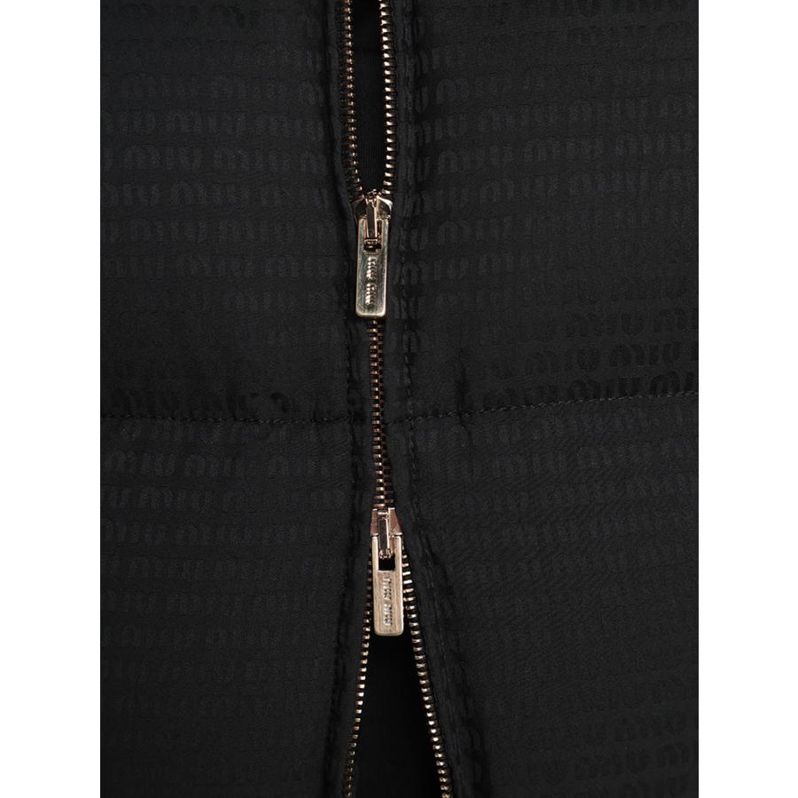 miu ミュウミュウ MIU 総柄プリント フルジップ ダウン miu ミュウミュウ MIU 総柄プリント フルジップ ダウン