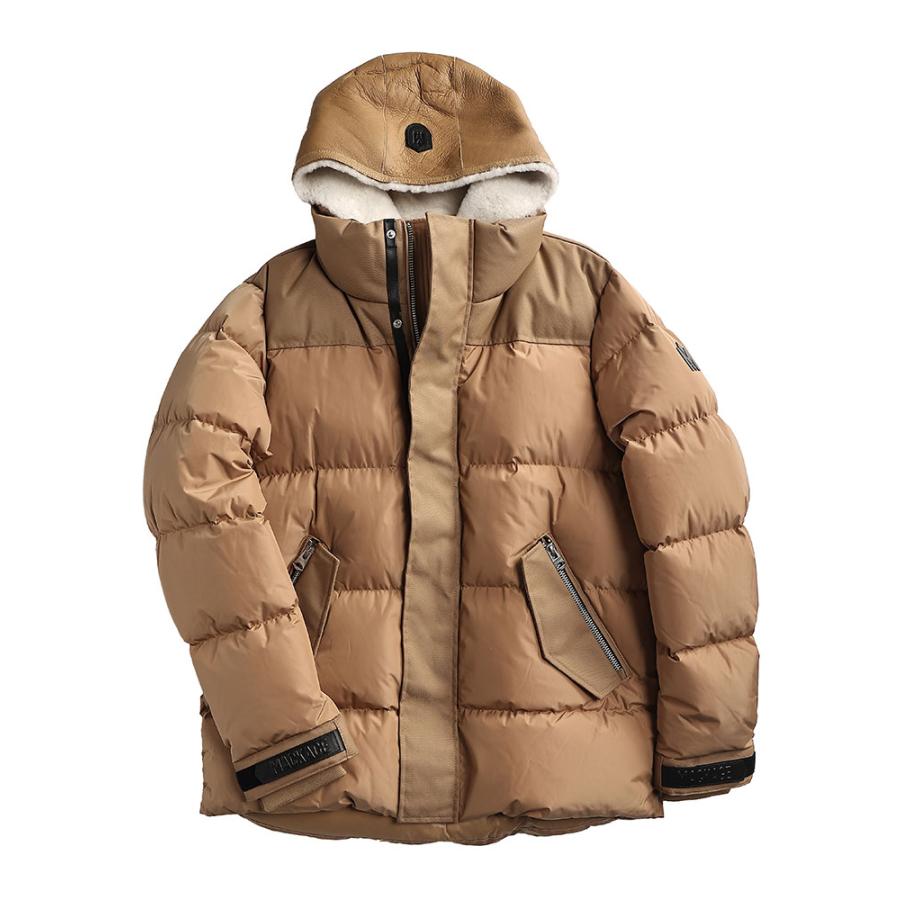 Mackage マッカージュ ムートンレイヤード フルジップ ダウン